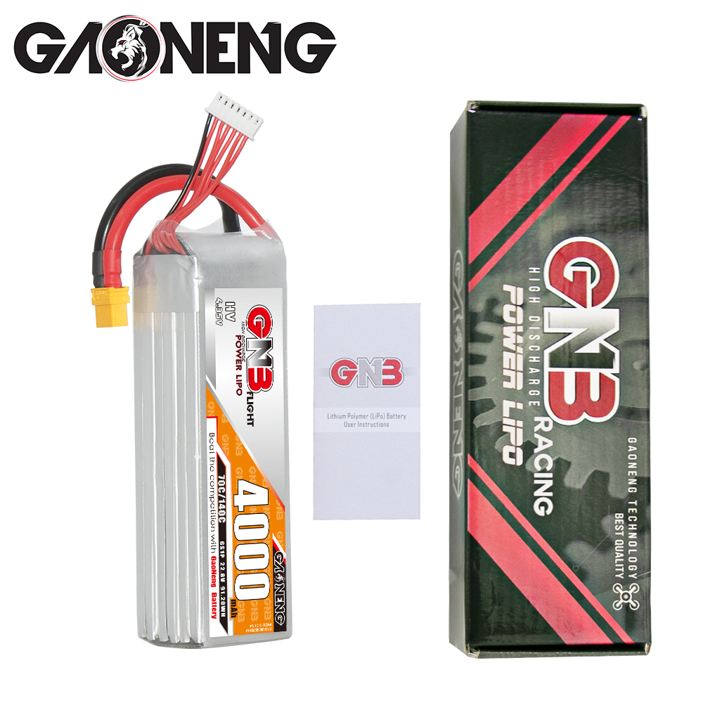 GAONENG GNB LiHV 6S 22.8V 4000mAh 70C LiPo Battery XT60