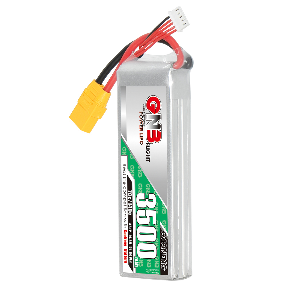 1PCS - GAONENG GNB 4S 14.8V 3500mAh 70C XT90 LiPo Battery
