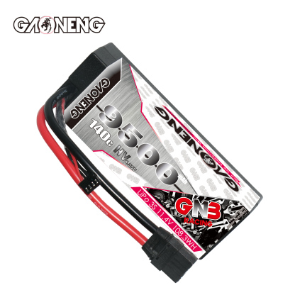 1PC - GAONENG GNB LiHV 3S 11.4V 9500mAh 140C Cabled Hard Case LiPo Battery XT90