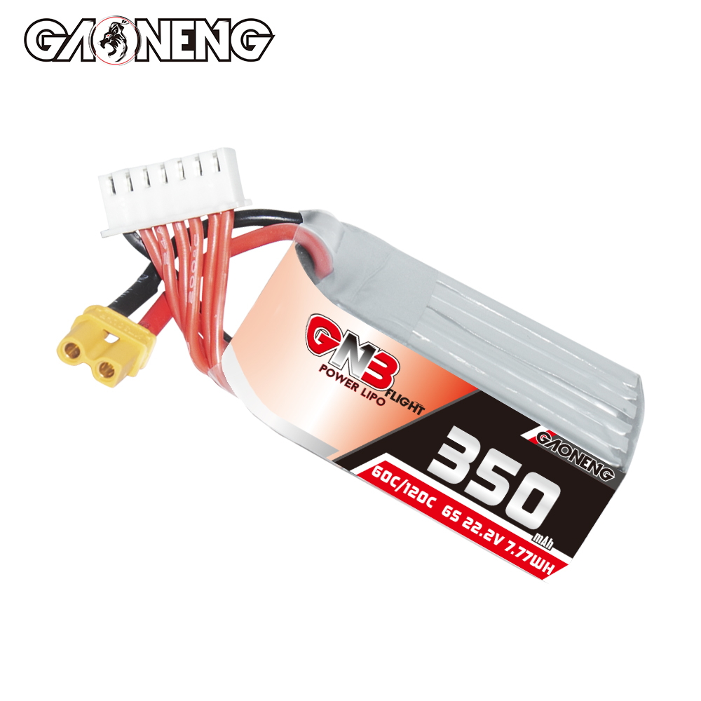 GAONENG GNB 6S 22.2V 350mAh 60C XT30 LiPo Battery