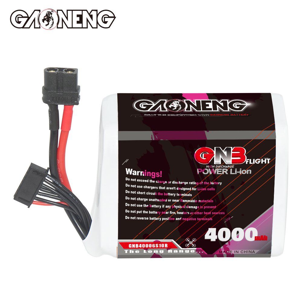 GAONENG GNB 6S 22.2V 4000mAh 10C XT60 Li-ion Battery made with Samsung 21700