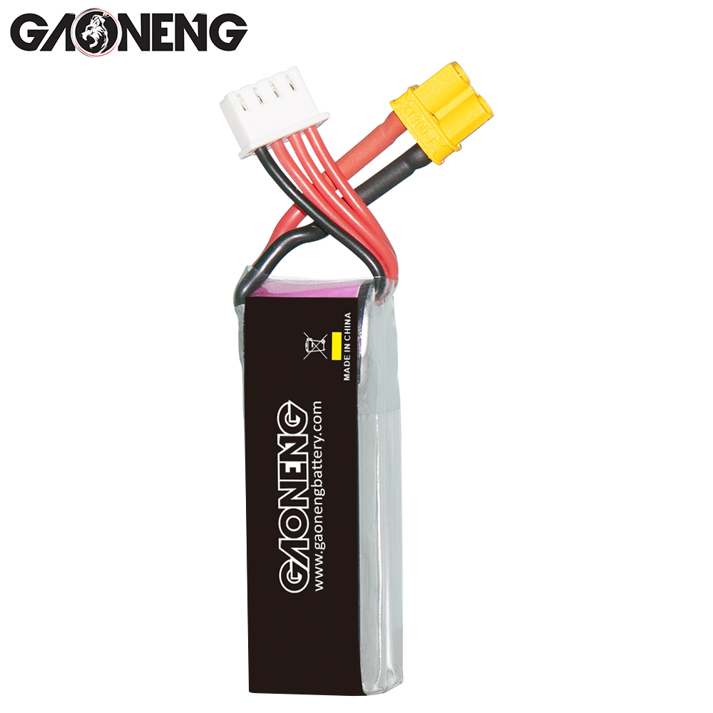 2PCS - GAONENG GNB LiHV 3S 11.4V 300mAh 80C XT30 LiPo Battery