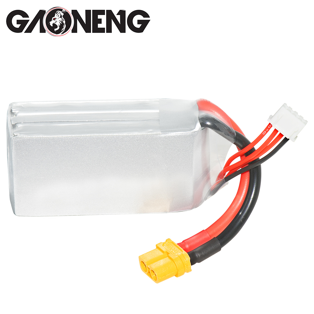 2PCS - GAONENG GNB 3S 11.1V 1550mAh 100C XT60 LiPo Battery
