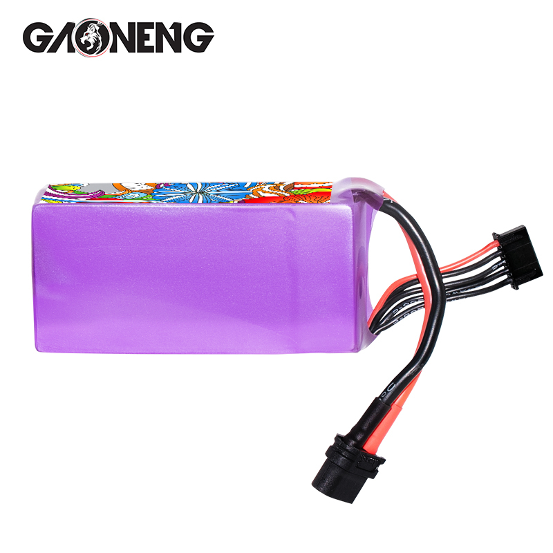 2PCS - GAONENG GNB LiHV 4S 15.2V 1500mAh 120C XT60 LiPo Battery LongRange