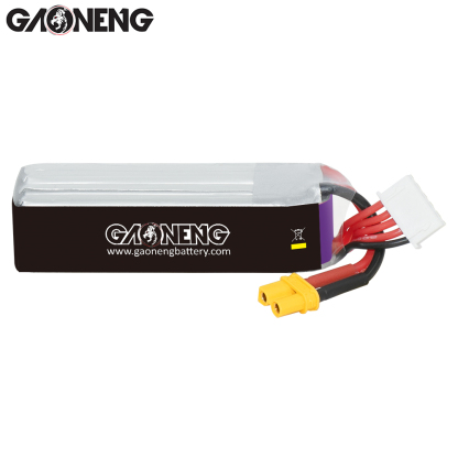 2PCS - GAONENG GNB LiHV 4S 15.2V 850mAh 60C XT30 LiPo Battery Long Type