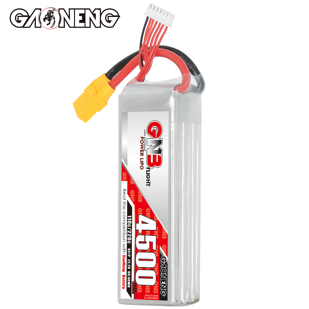 GAONENG GNB 6S 22.2V 4500mAh 110C LiPo Battery XT90