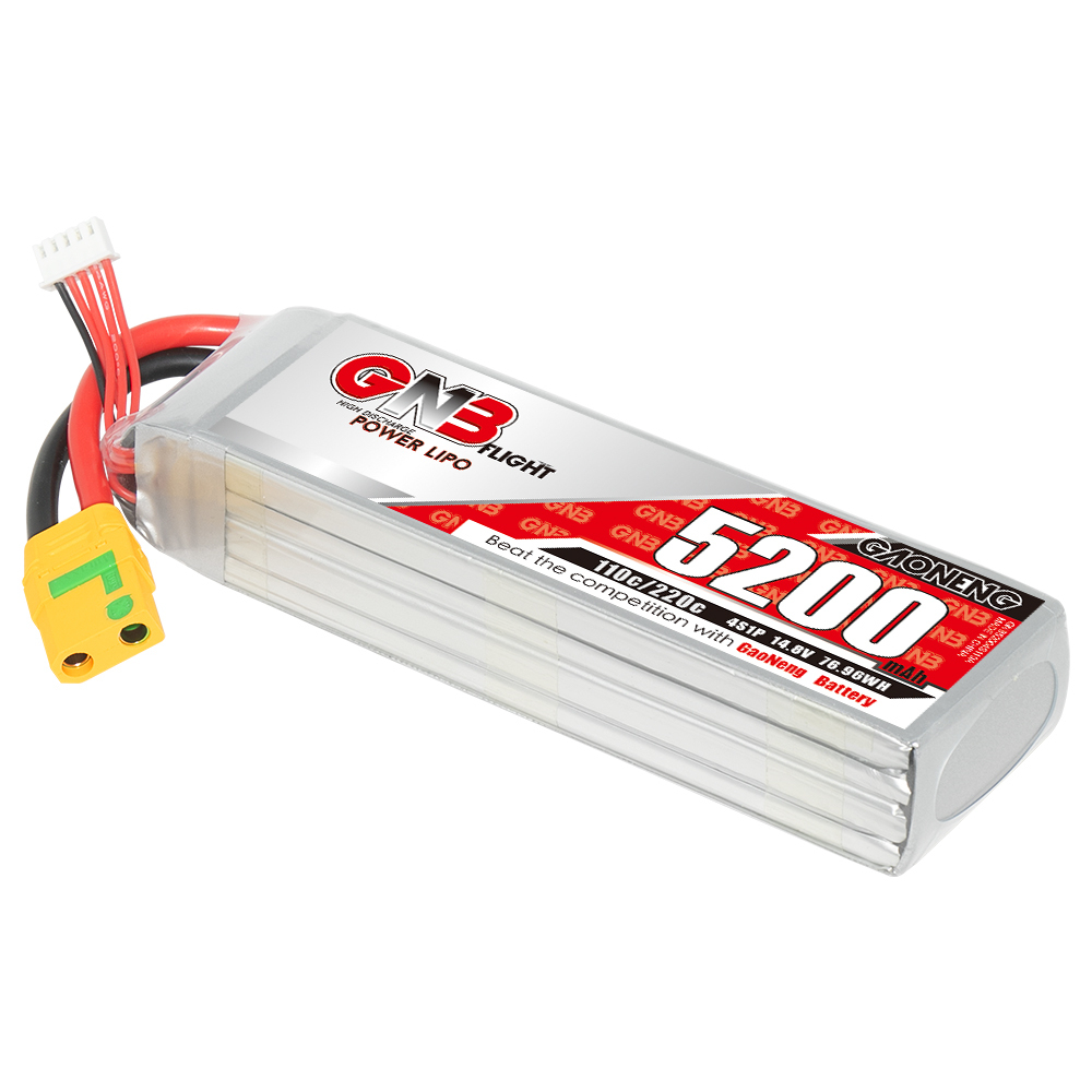 GAONENG GNB 4S 14.8V 5200mAh 110C LiPo Battery XT90S Anti Spark
