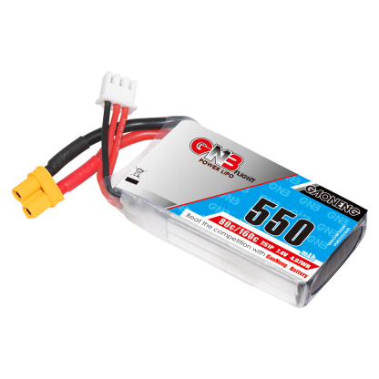 4PCS - GAONENG GNB 2S 7.4V 550mAh 80C XT30 LiPo Battery