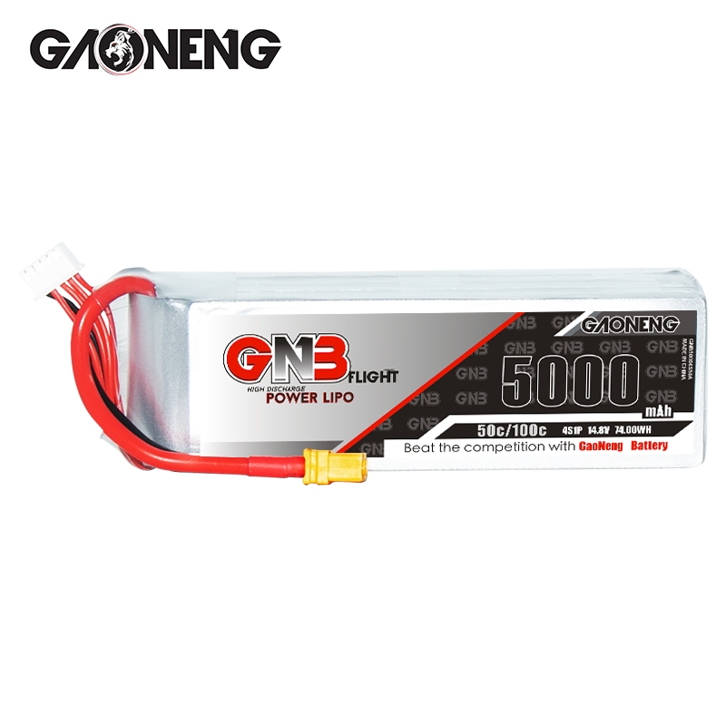 1PC - GAONENG GNB 4S 14.8V 4000mAh 50C LiPo Battery XT60