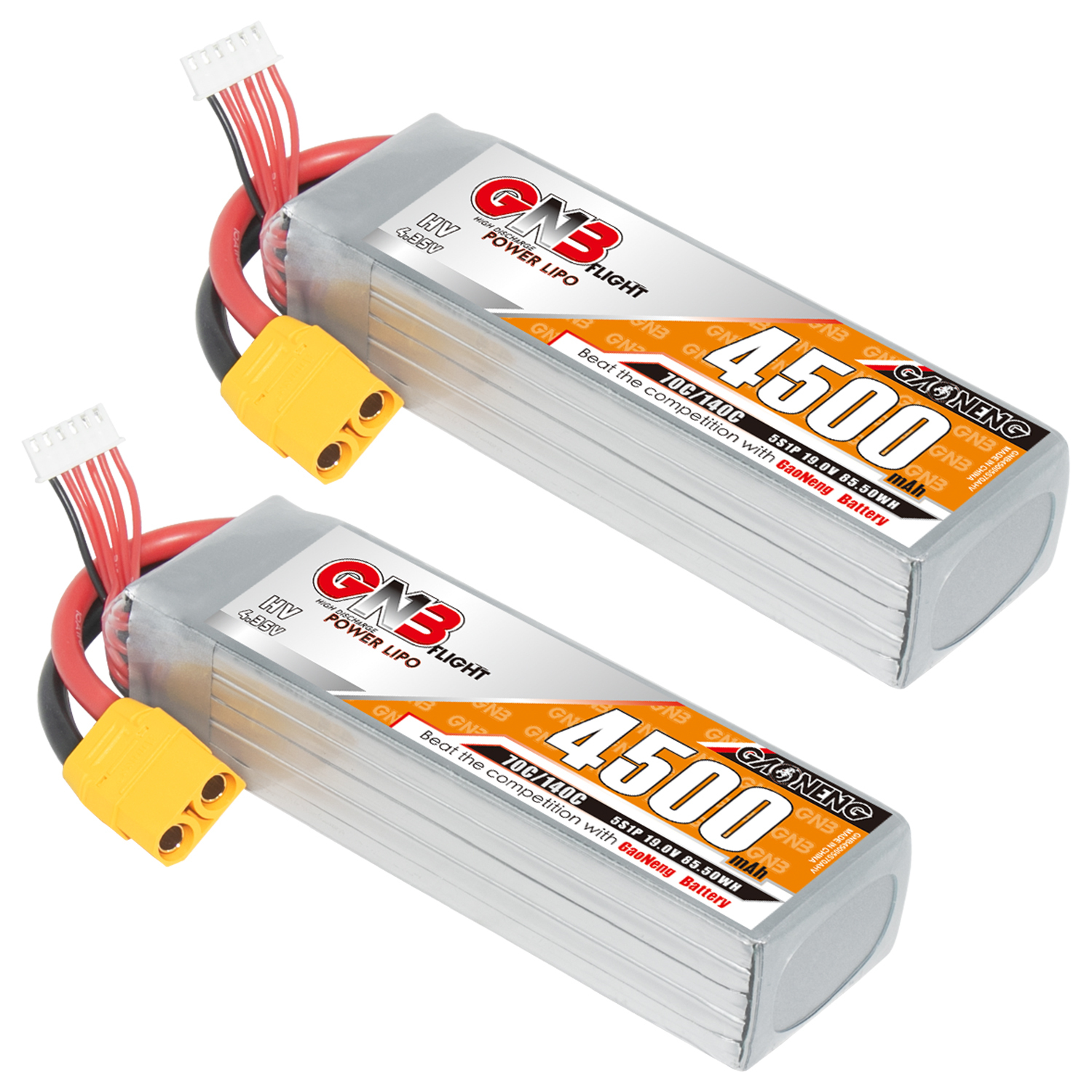 GAONENG GNB LiHV 5S 19V 4500mAh 70C LiPo Battery XT90