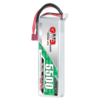 GAONENG GNB 2S 7.4V 5500mAh 70C LiPo Battery T-PLUG