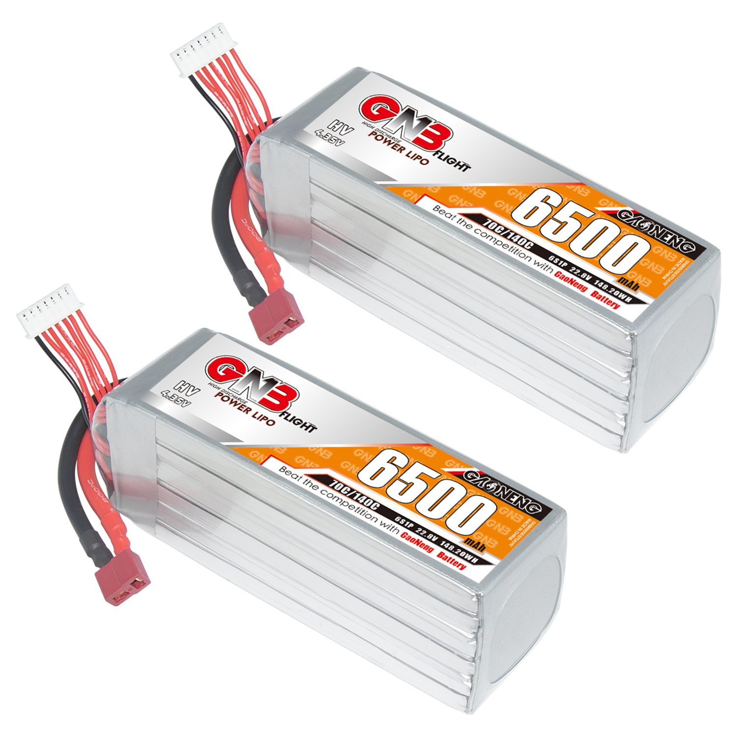 GAONENG GNB HV 6S 22.8V 6500mAh 70C LiPo Battery T-PLUG
