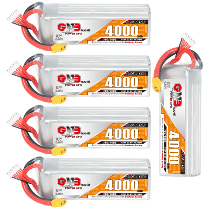GAONENG GNB LiHV 6S 22.8V 4000mAh 70C LiPo Battery XT60
