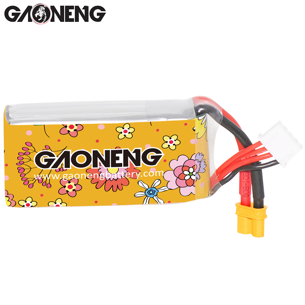 2PCS - GAONENG GNB LiHV 3S 11.4V 650mAh 120C XT30 LiPo Battery