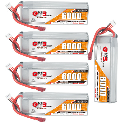 GAONENG GNB HV 3S 11.4V 6000mAh 70C LiPo Battery T-PLUG