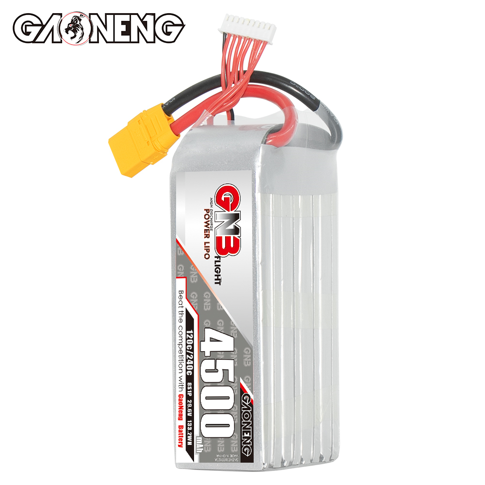 GAONENG GNB 8S 29.6V 4500mAh 120C LiPo Battery XT90