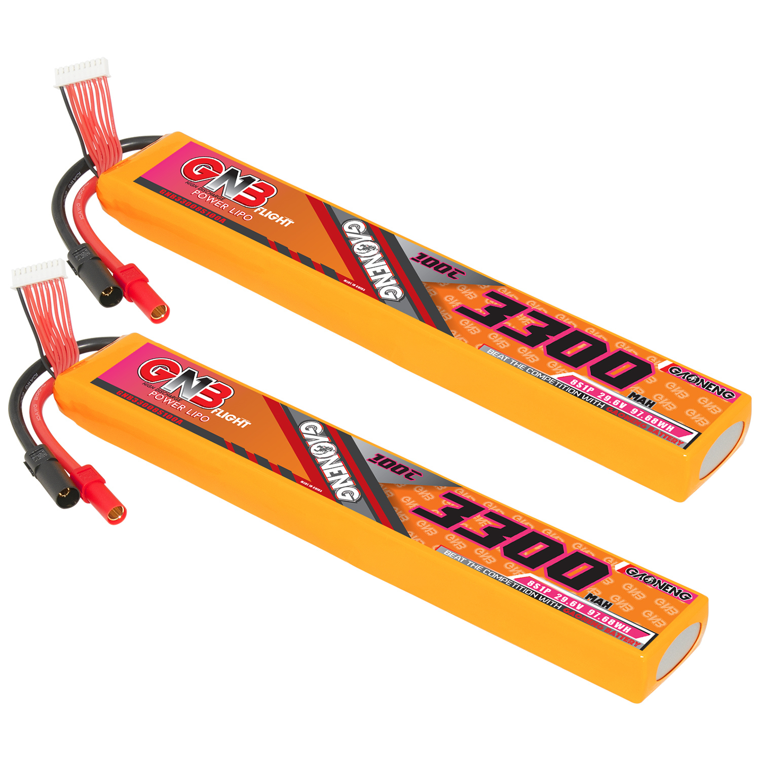 GAONENG GNB 8S 29.6V 3300mAh 100C LiPo Battery XT150