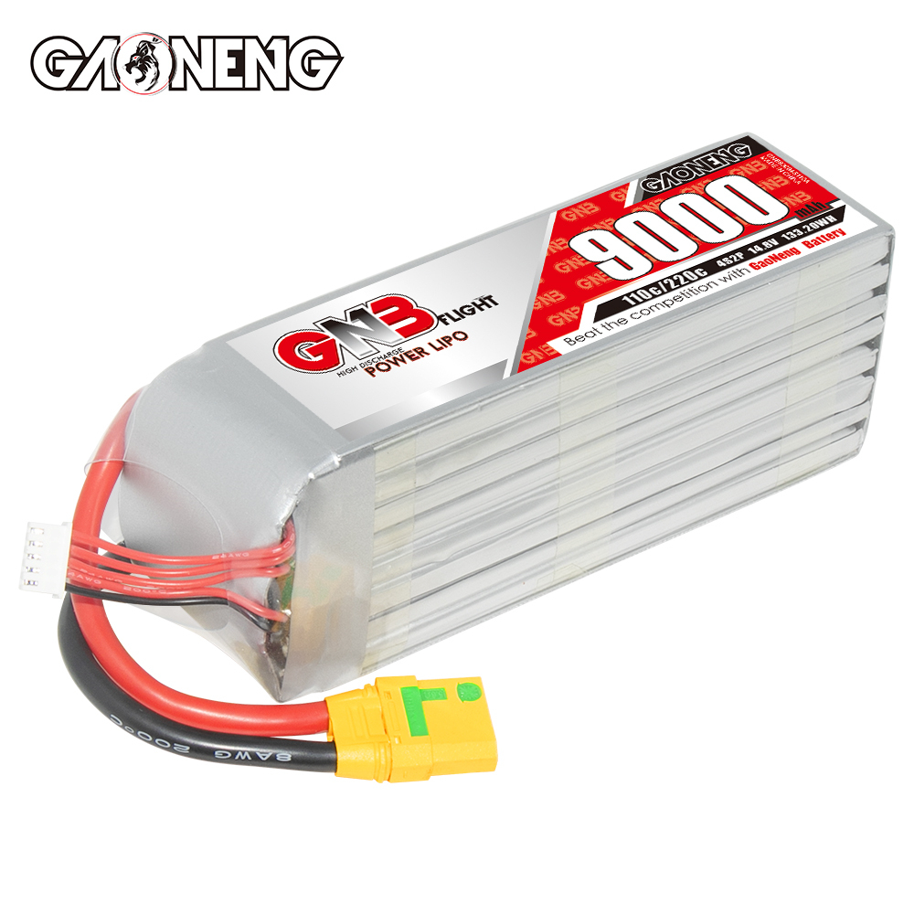 GAONENG GNB 4S 14.8V 9000mAh 110C RC LiPo Battery XT90S Anti Spark