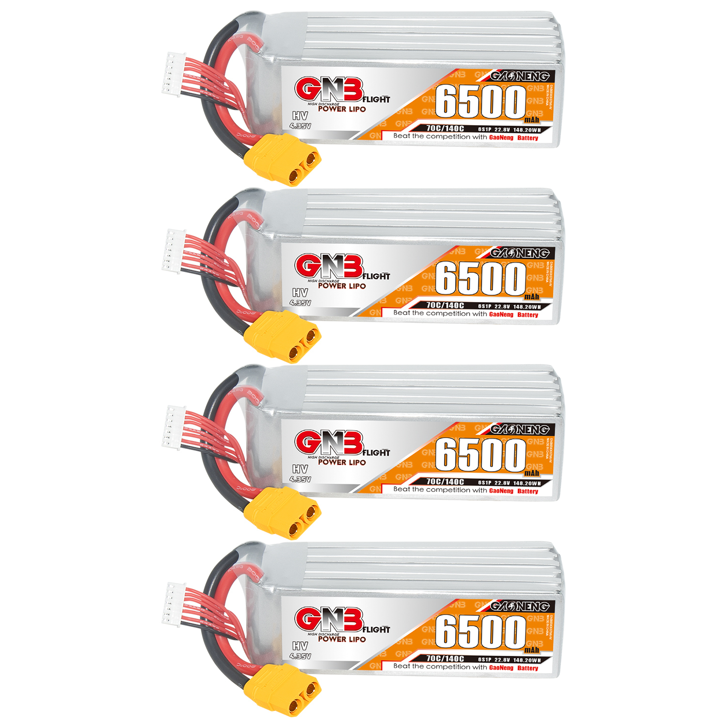 GAONENG GNB HV 6S 22.8V 6500mAh 70C LiPo Battery XT90