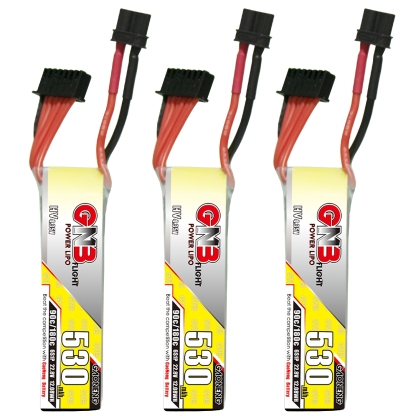 GAONENG GNB LiHV 6S 22.8V 530mAh 90C XT30 LiPo Battery Long Type