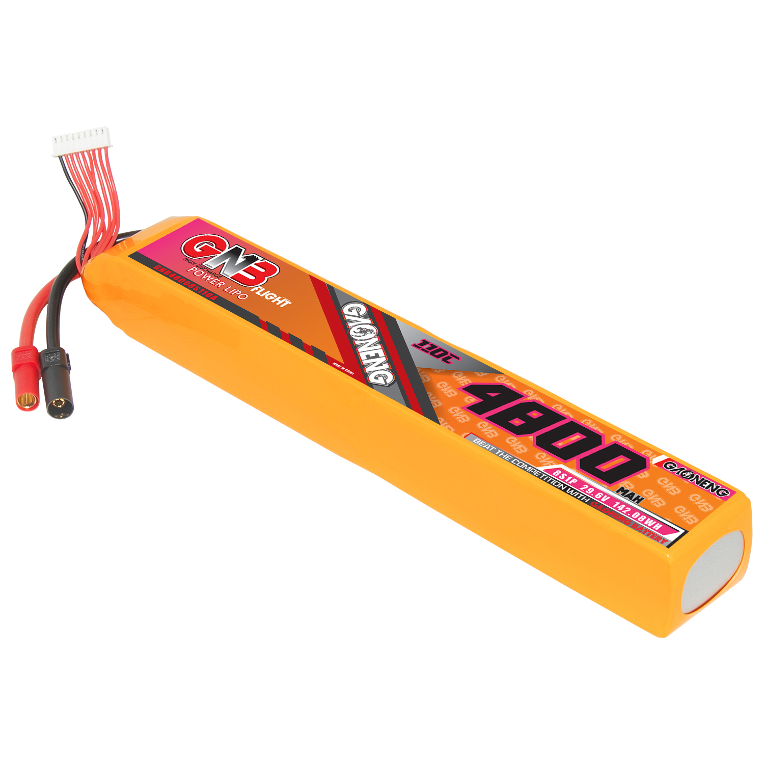 GAONENG GNB 8S 29.6V 4800mAh 110C LiPo Battery XT150