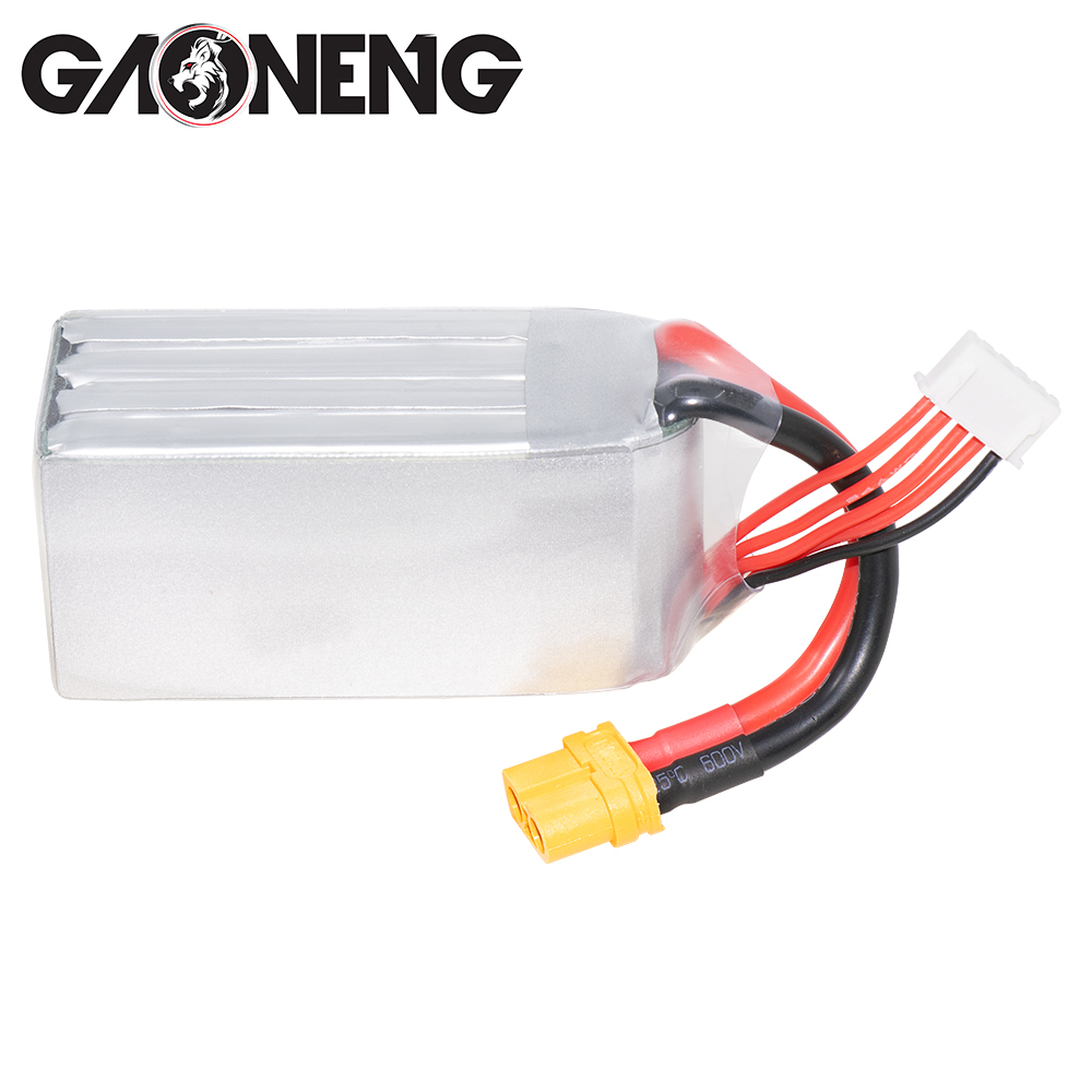 2PCS - GAONENG GNB 4S 14.8V 1350mAh 100C XT60 LiPo Battery
