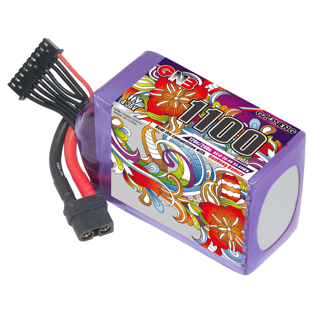 GAONENG GNB LiHV 8S 30.4V 1100mAh 120C XT60 LiPo Battery