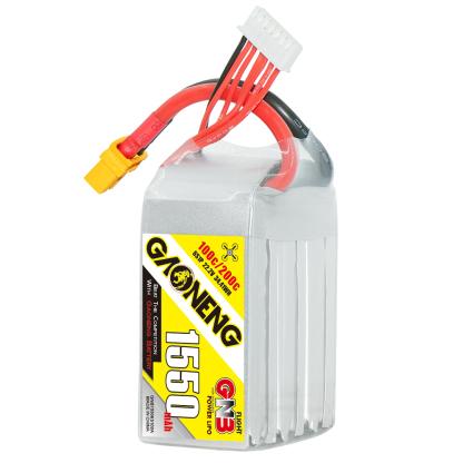 2PCS - GAONENG GNB 6S 22.2V 1550mAh 100C XT60 LiPo Battery