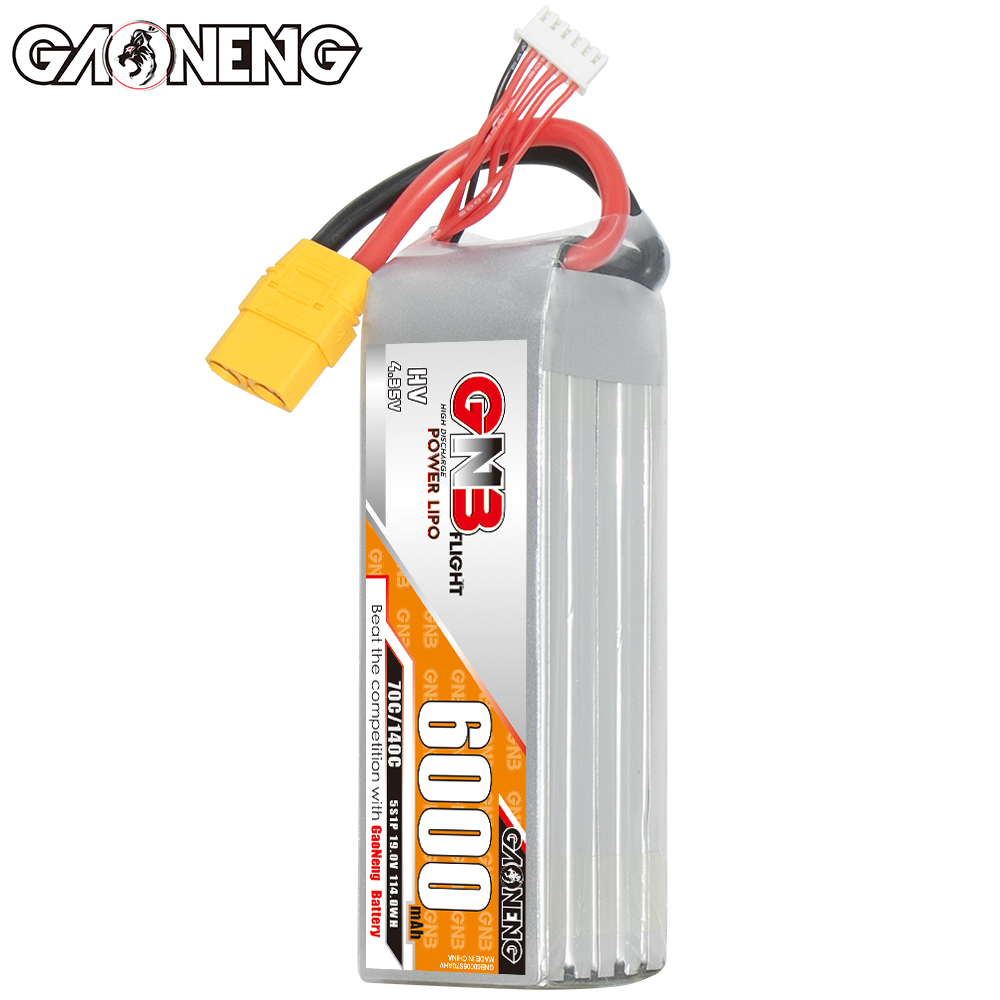 GAONENG GNB HV 5S 19V 6000mAh 70C LiPo Battery XT90