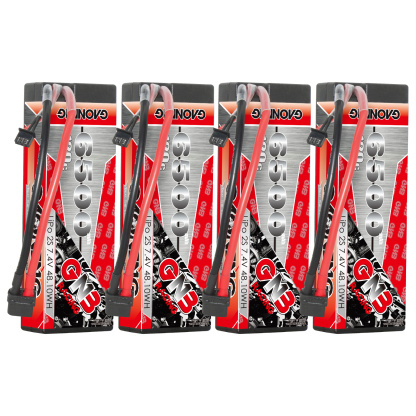 GAONENG GNB 2S 7.4V 6500mAh 120C Cabled Hard Case LiPo Battery XT60