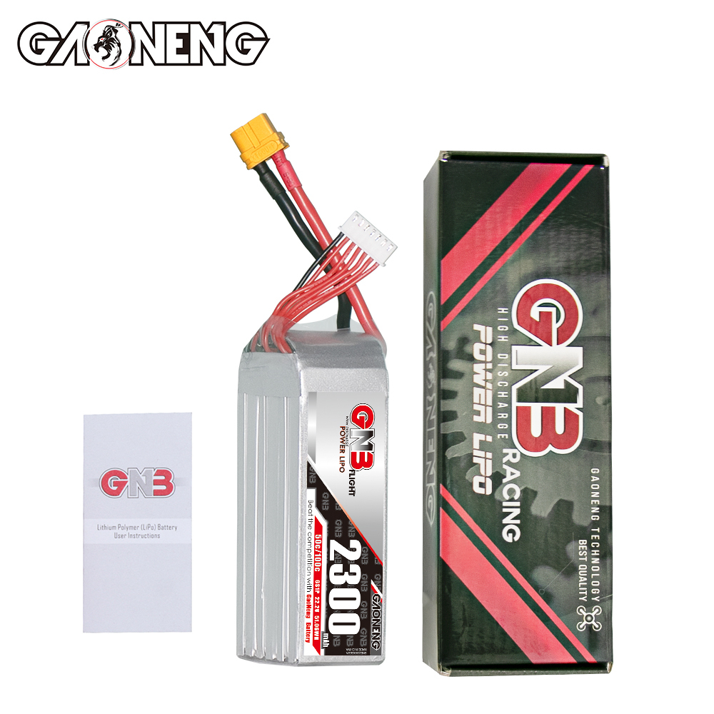 GAONENG GNB 6S 22.2V 2300mAh 50C XT60 LiPo Battery