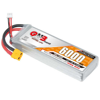 1PC - GAONENG GNB HV 2S 7.6V 6000mAh 70C LiPo Battery XT60