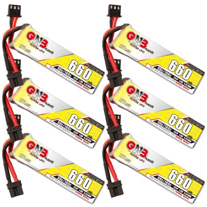 GAONENG GNB LiHV 2S 7.6V 660mAh 90C XT30 LiPo Battery Long Type
