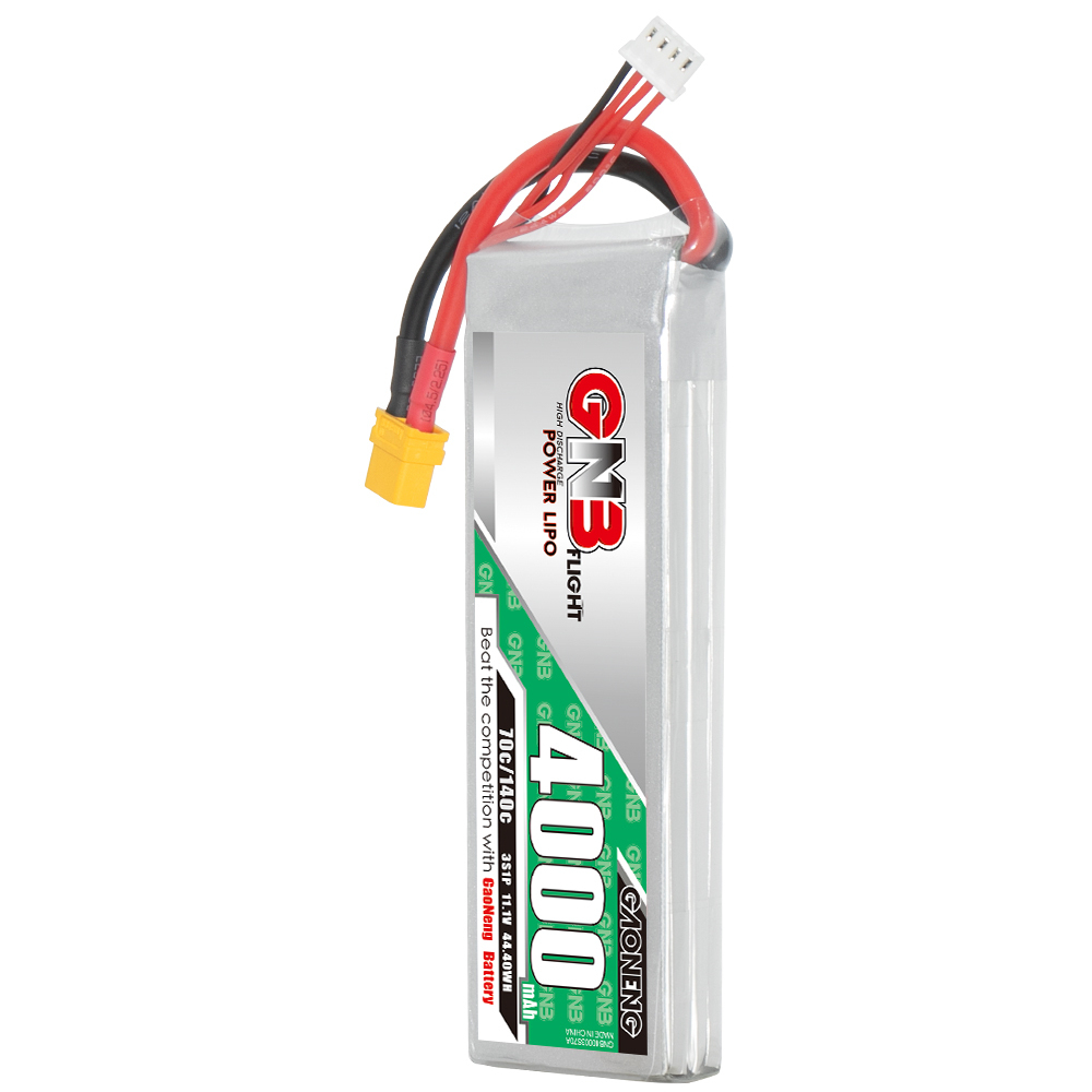 1PCS - GAONENG GNB 3S 11.1V 4000mAh 70C LiPo Battery XT60