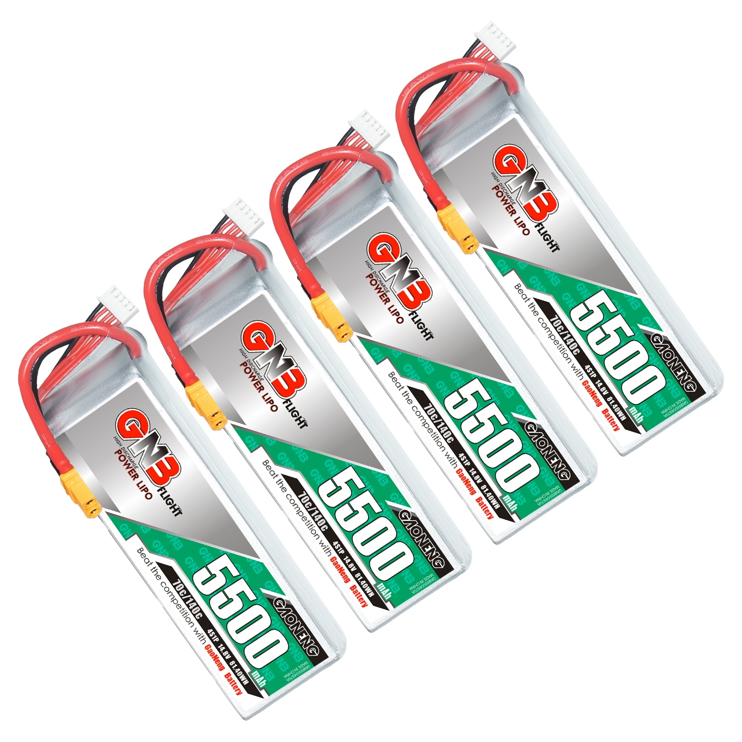 GAONENG GNB 4S 14.8V 5500mAh 70C XT60 LiPo Battery