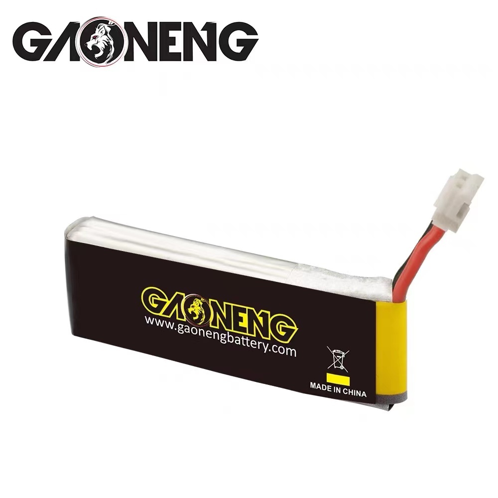 4PCS - GAONENG GNB LiHV 1S 3.8V 380mAh 90C PH2.0 Cabled LiPo Battery