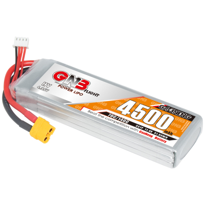 1PC - GAONENG GNB LiHV 3S 11.4V 4500mAh 70C LiPo Battery XT60