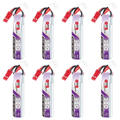 GAONENG GNB LiHV 2S 7.6V 300mAh 60C JST LiPo Battery