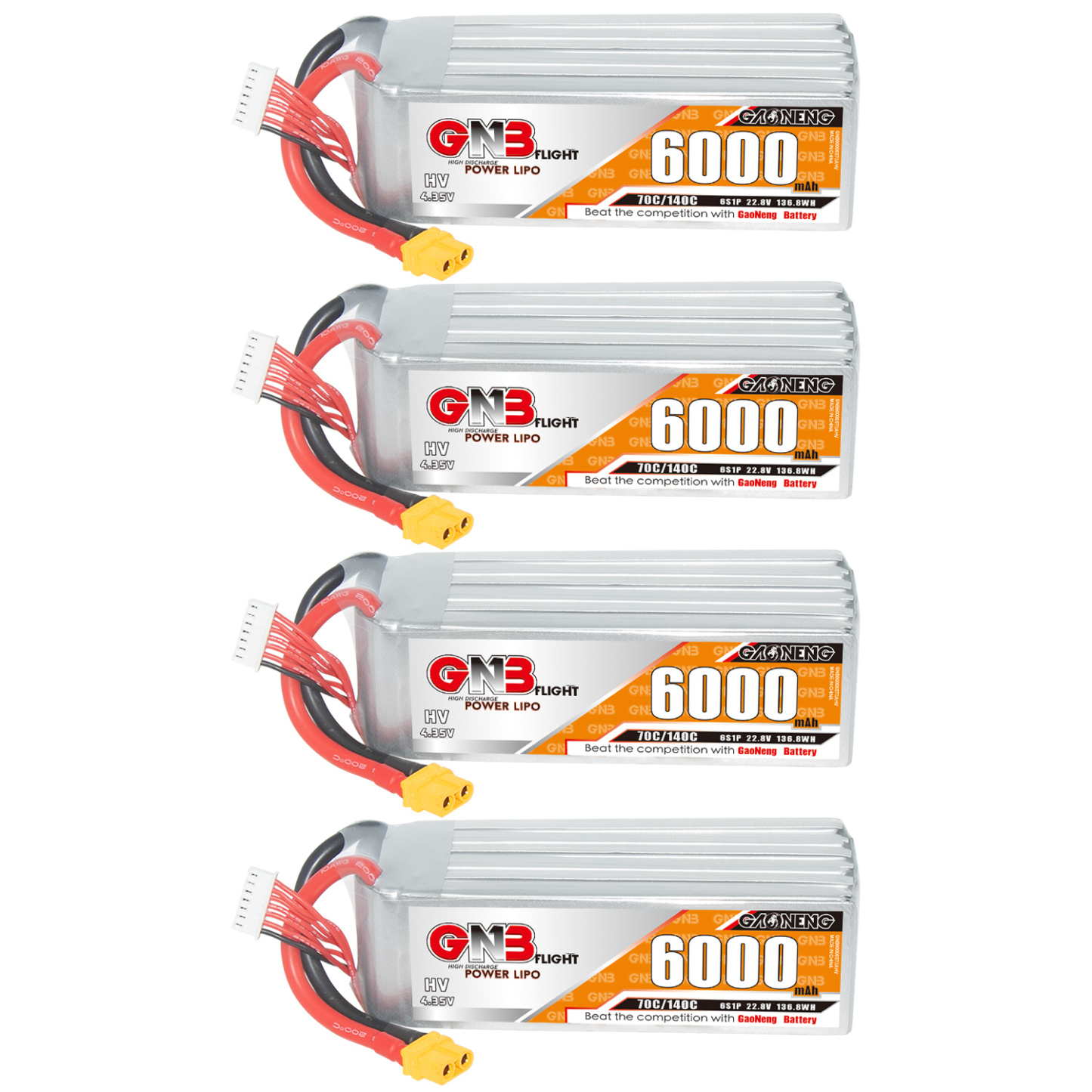 GAONENG GNB HV 6S 22.8V 6000mAh 70C LiPo Battery XT60