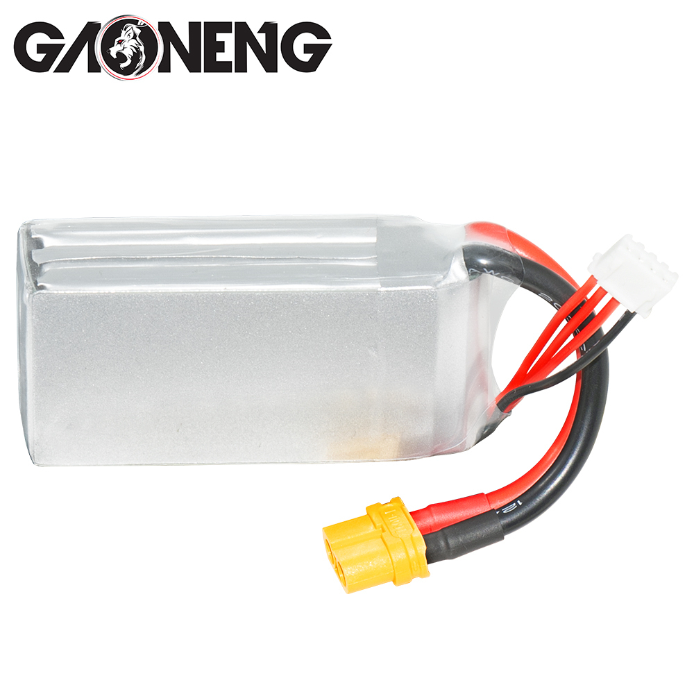 2PCS - GAONENG GNB 3S 11.1V 1350mAh 100C XT60 LiPo Battery