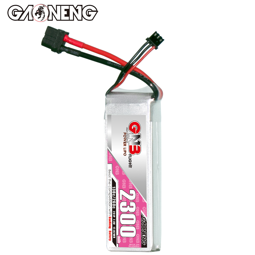 GAONENG GNB 2S 7.4V 2300mAh 130C LiPo Battery XT60 Connector