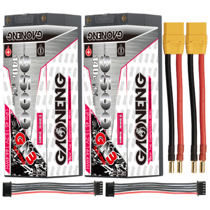 GAONENG GNB LiHV 4S 15.2V 9500mAh 140C 5mm Bullet Hard Case LiPo Battery