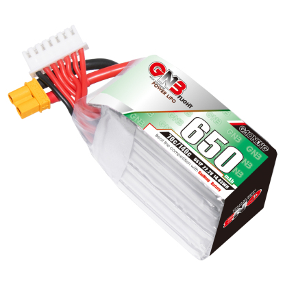 2PCS - GAONENG GNB 6S 22.2V 650mAh 70C XT30 LiPo Battery