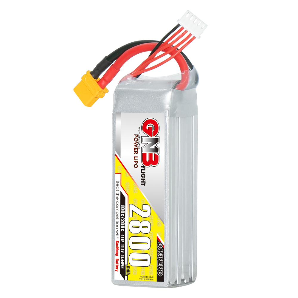 1PCS - GAONENG GNB 4S 14.8V 2800mAh 100C XT60 LiPo Battery