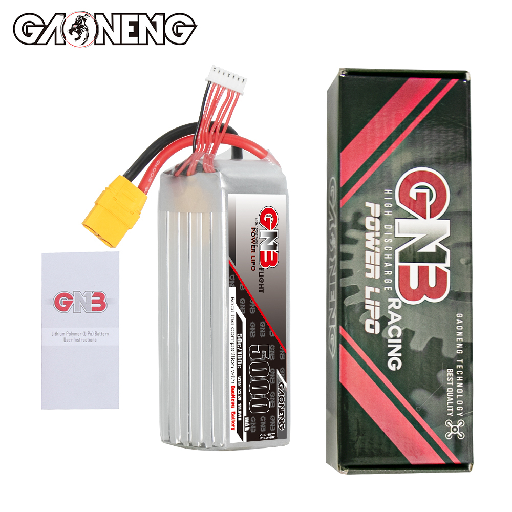 GAONENG GNB 6S 22.2V 5000mAh 50C LiPo Battery XT90