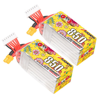 GAONENG GNB LiHV 6S 22.8V 850mAh 120C XT30 Connector LiPo Battery