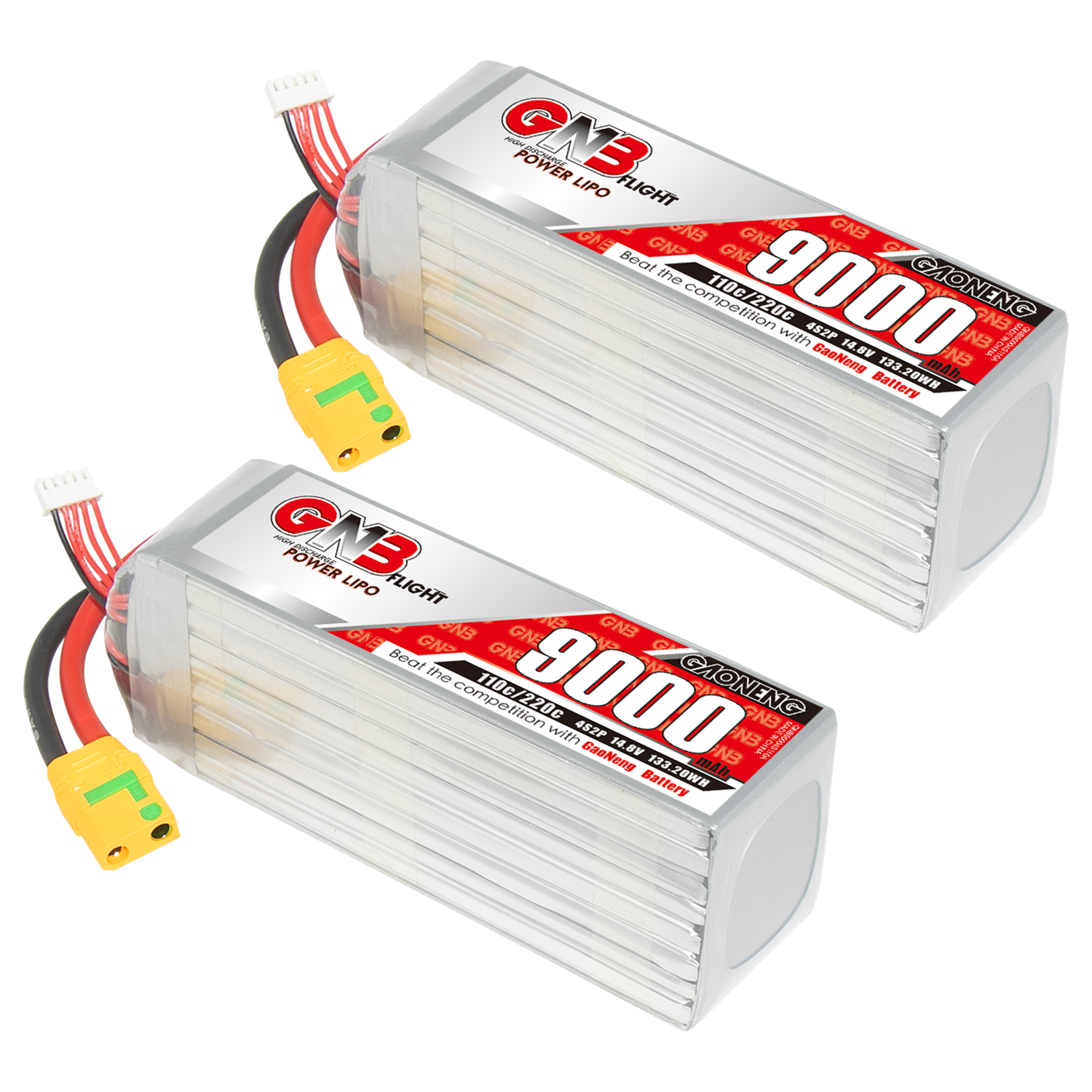 GAONENG GNB 4S 14.8V 9000mAh 110C RC LiPo Battery XT90S Anti Spark