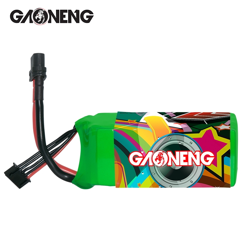 2PCS - GAONENG GNB 4S 14.8V 2000mAh 120C XT60 LiPo Battery