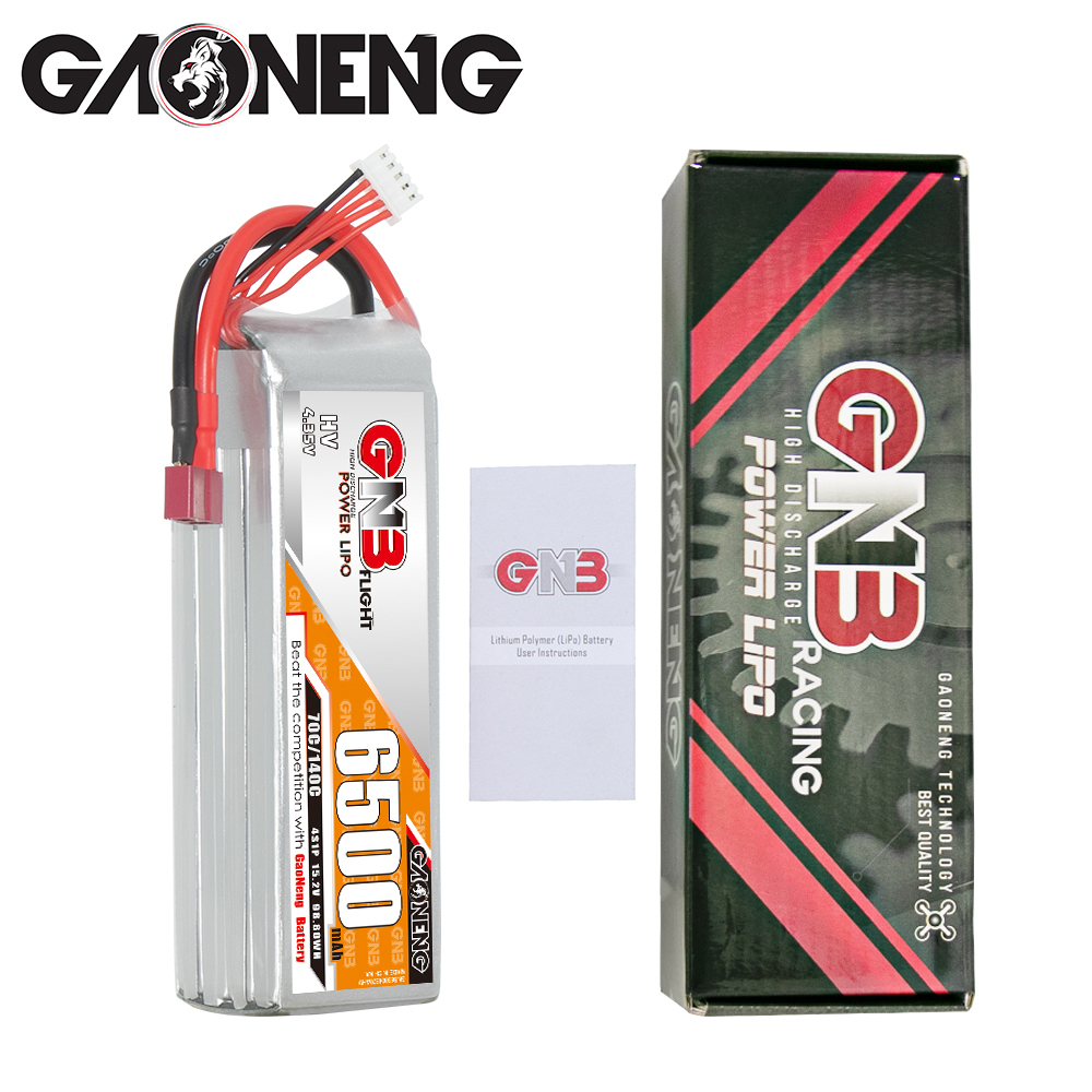 GAONENG GNB HV 4S 15.2V 6500mAh 70C T-PLUG LiPo Battery