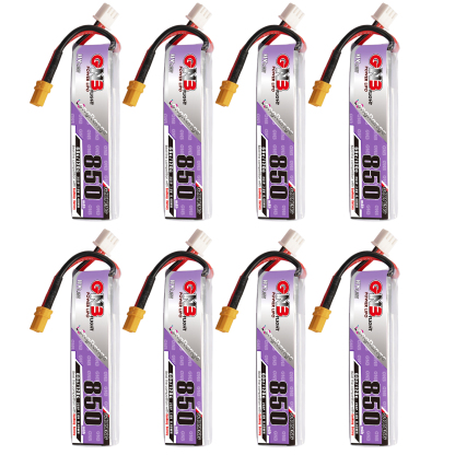 GAONENG GNB LiHV 2S 7.6V 850mAh 60C XT30 LiPo Battery Long Range